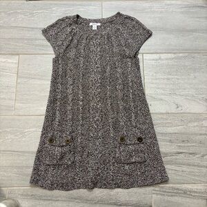 Style & Co. Brown Cable Sweater Dress
